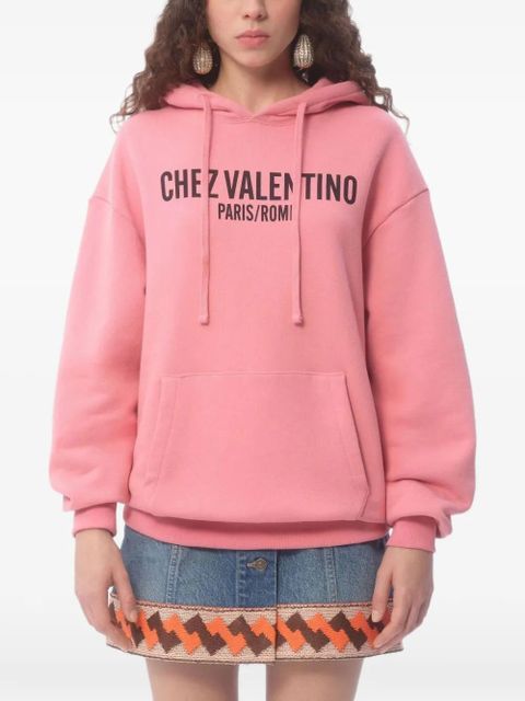 Valentino Garavani Chez-print hoodie - Pink