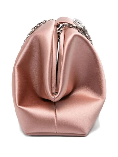 Amina Muaddi Camelia embellished clutch bag - Pink - zdjęcie produktu nr 2