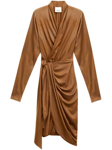 ISABEL MARANT Aleora dmidi ress - Brown - zdjęcie produktu nr 1