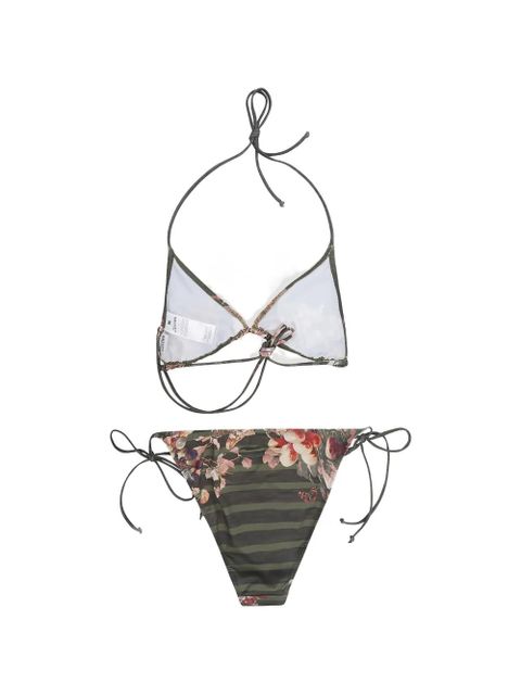 Jean Paul Gaultier floral-print bikini - Green - zdjęcie produktu nr 2
