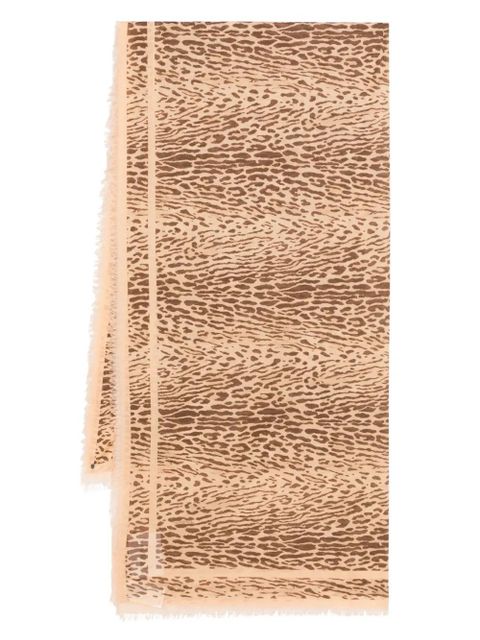 ZIMMERMANN leopard-print cotton pareo - Brown - zdjęcie produktu nr 1