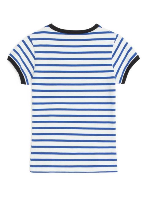 Valentino Garavani striped jersey T-shirt - Blue