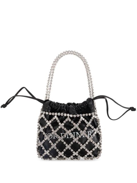 Off-White crystal-skull leather tote bag - Black - zdjęcie produktu nr 1