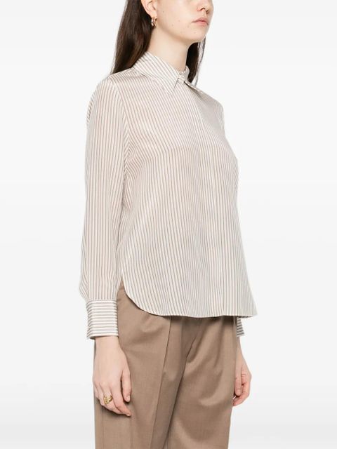 Max Mara Flirt striped shirt - Neutrals