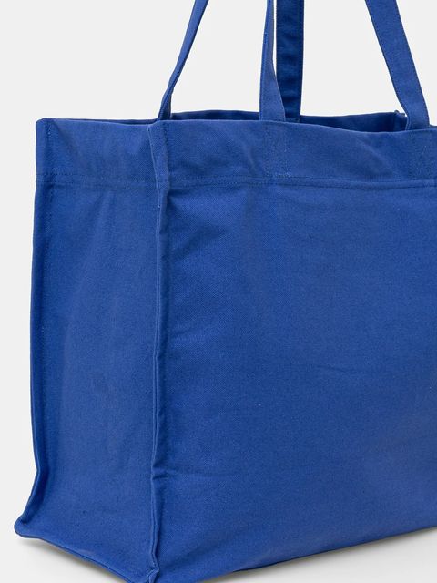 Karl Lagerfeld Jeans torba bawełniana kolor niebieski A1W50002