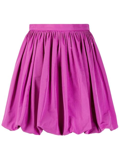 Valentino Garavani pleated bubble hem skirt - Purple - zdjęcie produktu nr 1