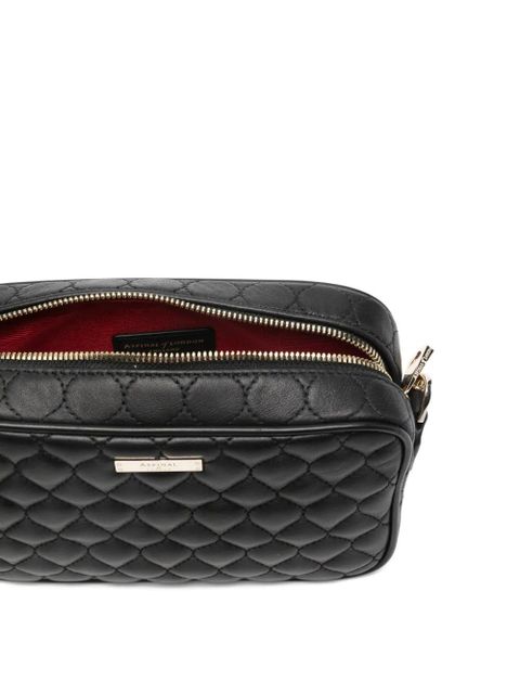 Aspinal Of London Alice quilted crossbody bag - Black