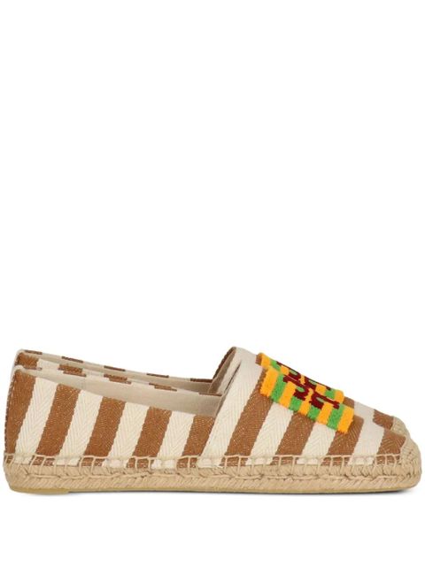 Tory Burch striped espadrilles - Brown - zdjęcie produktu nr 1