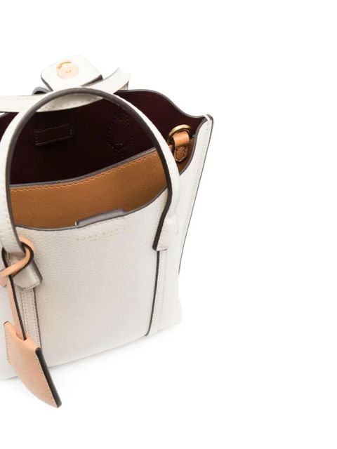 Tory Burch pebbled-leather tote bag - Neutrals