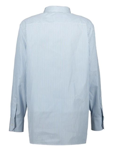 Saint Laurent striped cotton shirt - Blue - zdjęcie produktu nr 2