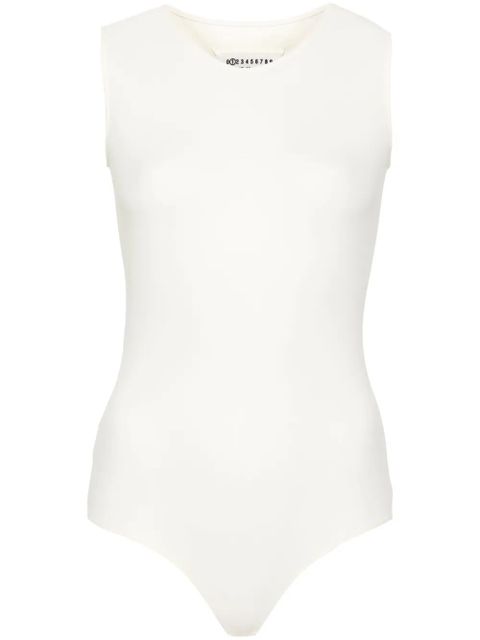 Maison Margiela jersey bodysuit - Neutrals - zdjęcie produktu nr 1
