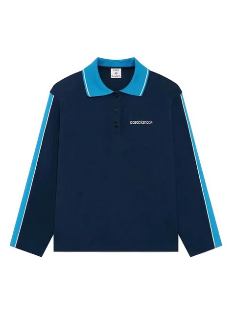 Casablanca long-sleeve polo top - Blue - zdjęcie produktu nr 2