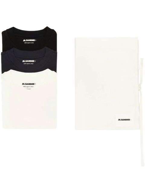 Jil Sander logo-patch T-shirt (pack of three) - White - zdjęcie produktu nr 1