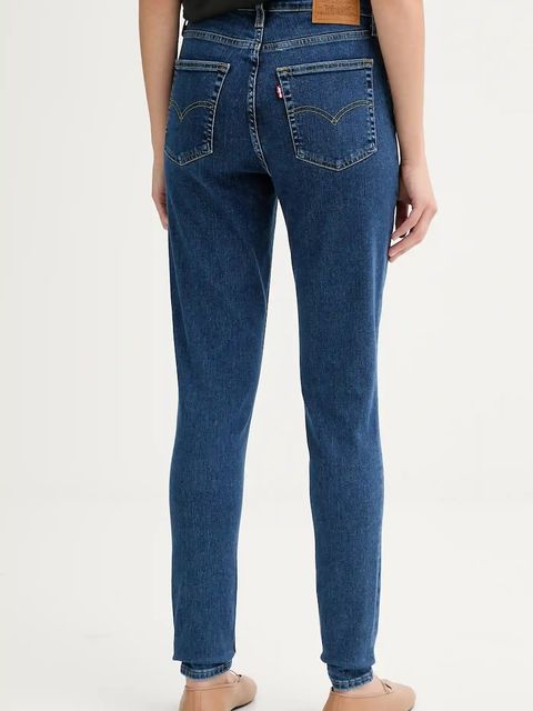 Levi's jeansy 721 HIGH RISE SKINNY damskie kolor niebieski 18882.0928 - zdjęcie produktu nr 2