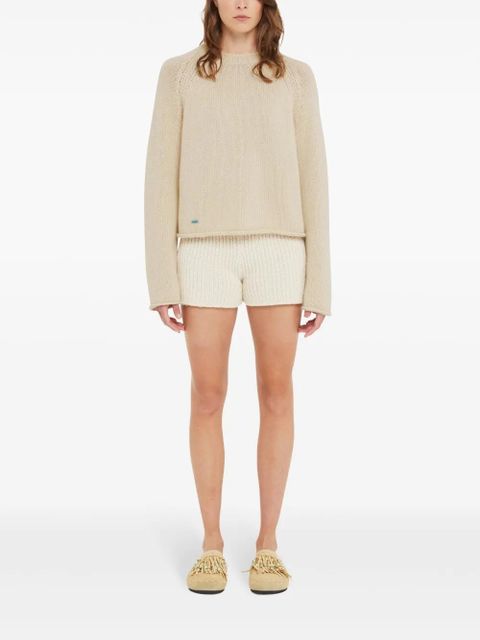 Alanui cashmere-cotton jumper - Neutrals - zdjęcie produktu nr 2