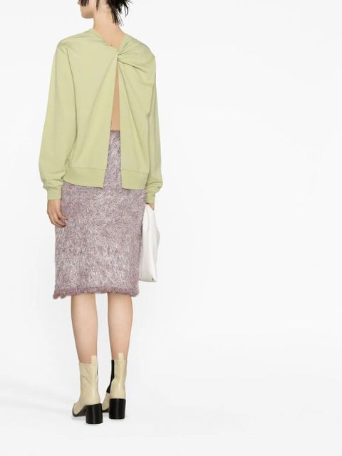 JW Anderson textured midi pencil skirt - Pink - zdjęcie produktu nr 2