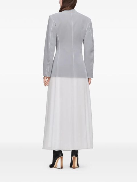 Maison Margiela long-sleeves midi dress - Grey