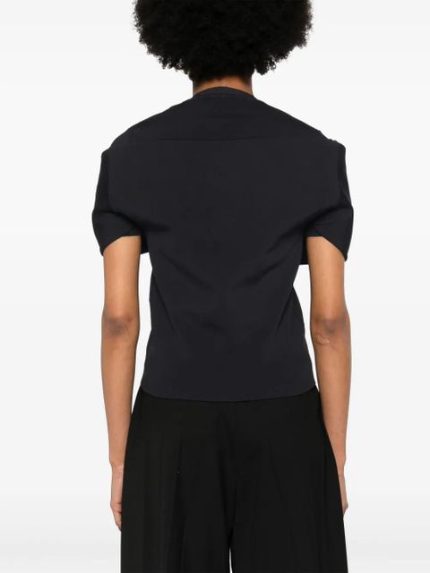 Jacquemus Le Haut Rica knitted top - Black