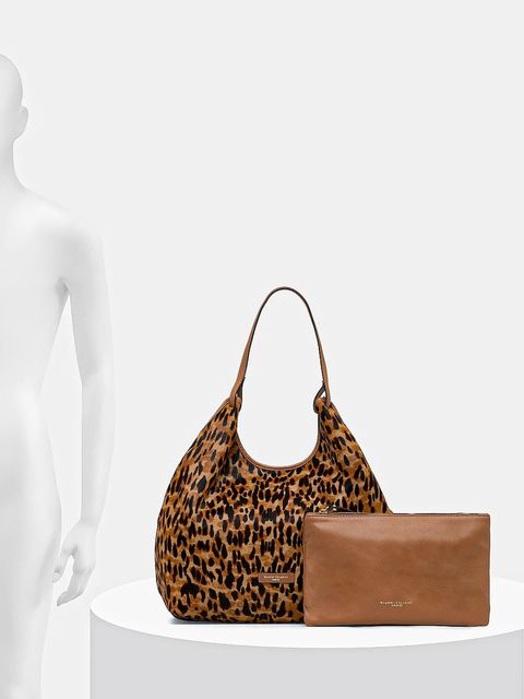 Gianni Chiarini torebka skórzana DUA kolor brązowy BS.11112.CAV.PL