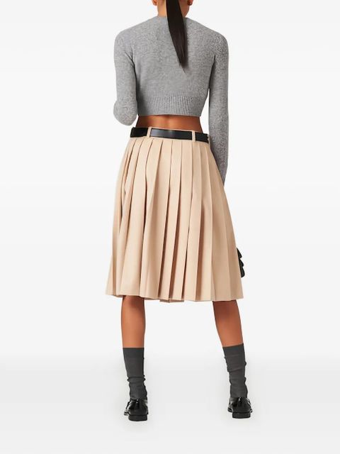 Miu Miu wool and cashmere sweater - Grey