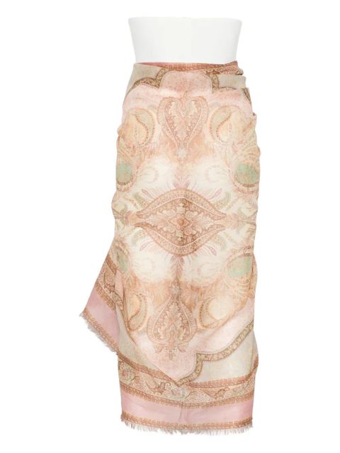 ZIMMERMANN printed cotton pareo - Brown - zdjęcie produktu nr 2