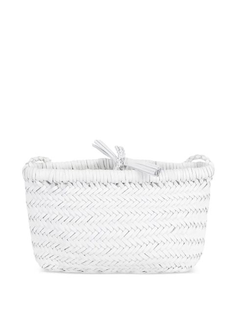 DRAGON DIFFUSION braided tassel-detail shoulder bag - White - zdjęcie produktu nr 1