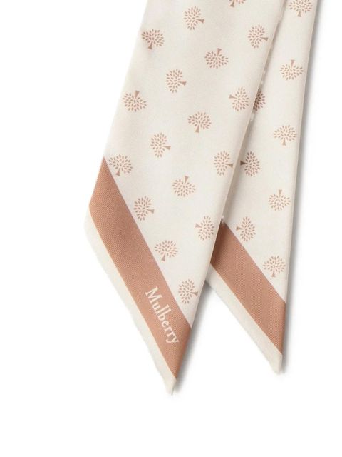 Mulberry tree-print scarf - Neutrals - zdjęcie produktu nr 2