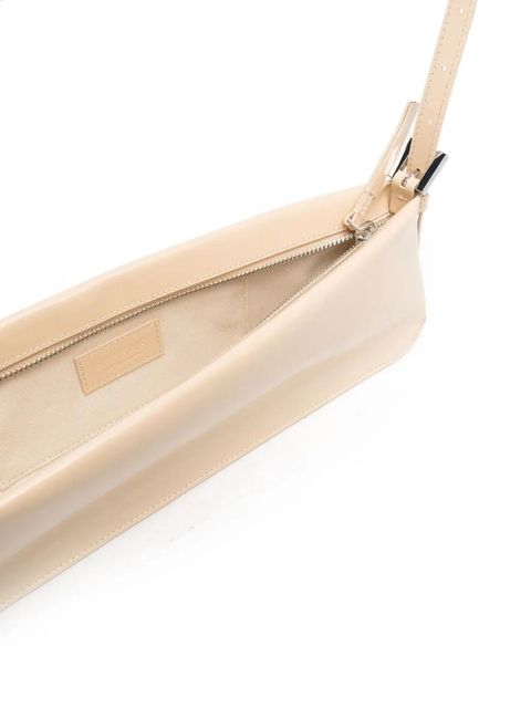 BY FAR leather shoulder bag - Neutrals
