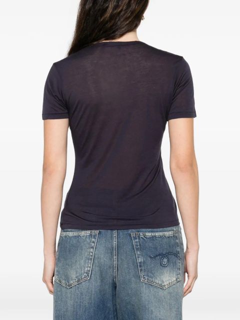 ANINE BING Sylvie round-neck T-shirt - Blue