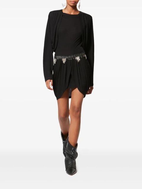 ISABEL MARANT x Niamae draped detail dress - Black - zdjęcie produktu nr 2