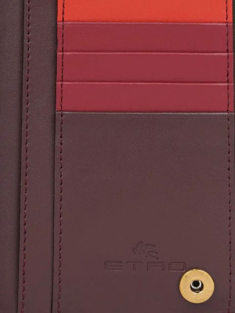 ETRO Arnica printed wallet - Brown