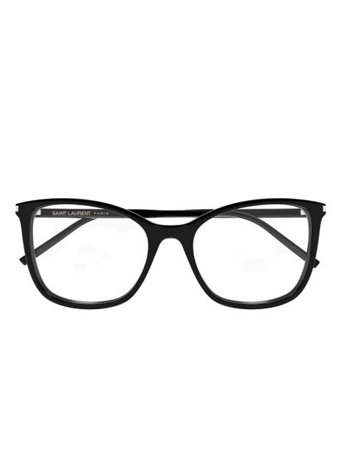 Saint Laurent Eyewear geometric glasses - Black