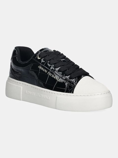Armani Exchange sneakersy damskie kolor czarny XW001661 AF17477 UC001 - zdjęcie produktu nr 1