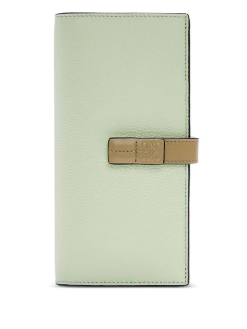 LOEWE large Anagram-debossed wallet - Green - zdjęcie produktu nr 1