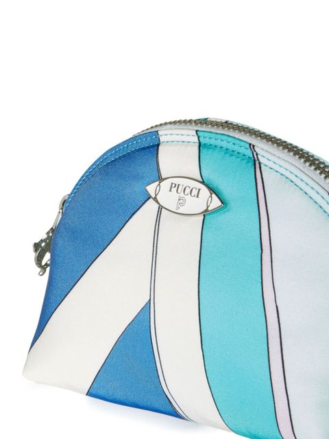 PUCCI Iride-print beauty case - Blue