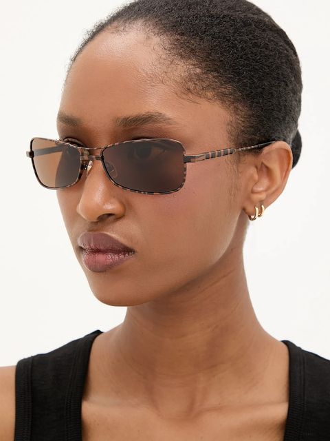 Jacquemus okulary przeciwsłoneczne STATZIONE damskie kolor brązowy JAC118C4SUN - zdjęcie produktu nr 1