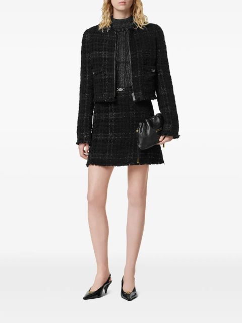 Versace cotton tweed jacket - Black - zdjęcie produktu nr 2