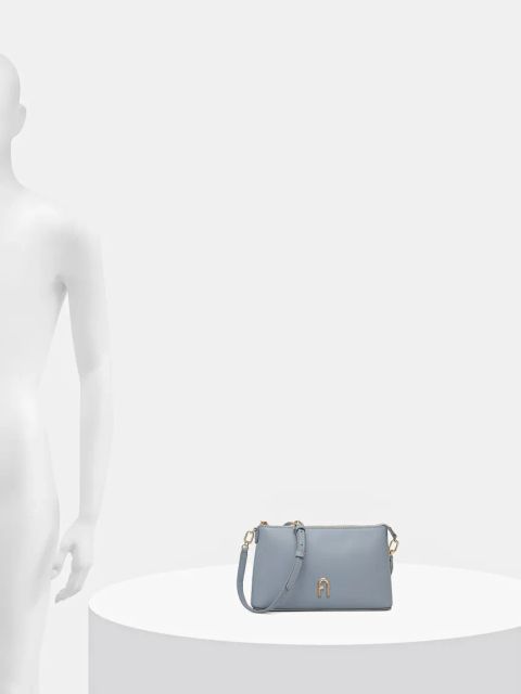 Furla torebka skórzana kolor niebieski WE00615 AX0733 55000