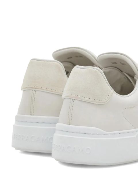 Ferragamo Gancini logo sneakers - Neutrals