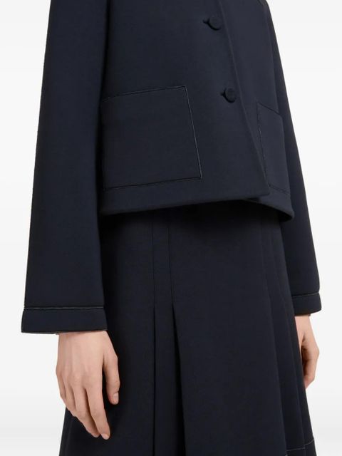 Marni cropped button-up jacket - Black