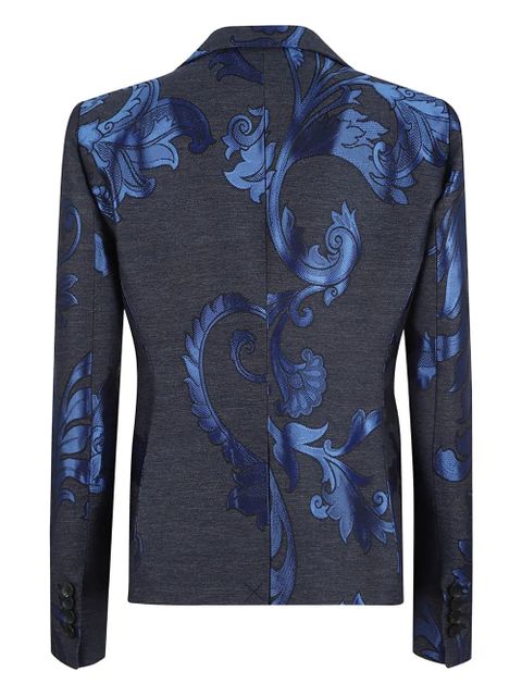 ETRO foral single-breasted blazer - Blue - zdjęcie produktu nr 2