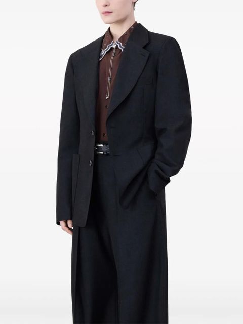 LEMAIRE single-breasted tailored blazer - Black