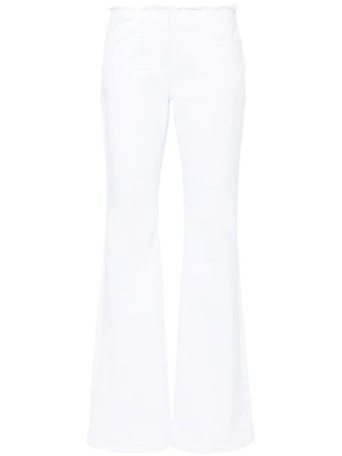 Givenchy raw-cut detail low-rise flared jeans - White - zdjęcie produktu nr 1