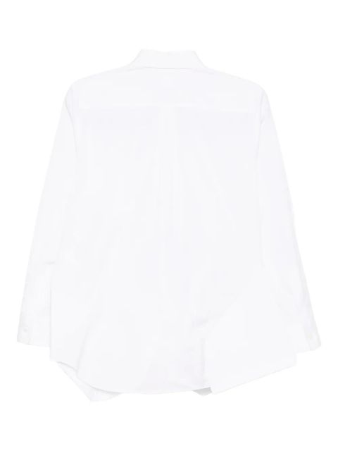 Comme Des Garçons asymmetric long-sleeves shirt - White - zdjęcie produktu nr 2