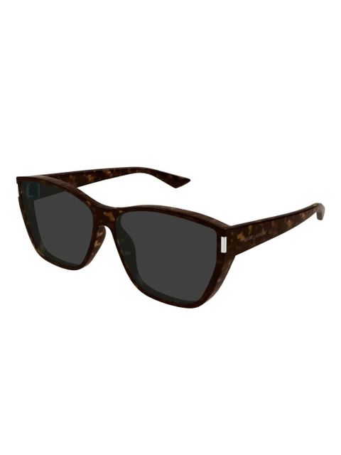 Saint Laurent Eyewear square-frame sunglasses - Brown