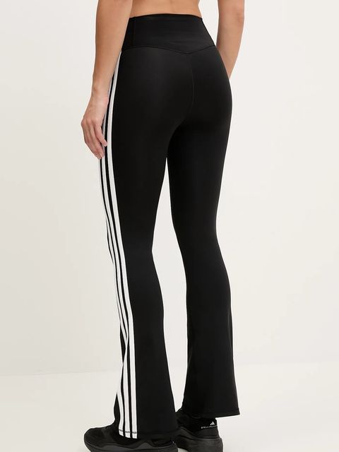 adidas Performance legginsy treningowe Optime Essentials damskie kolor czarny wzorzyste JD6544