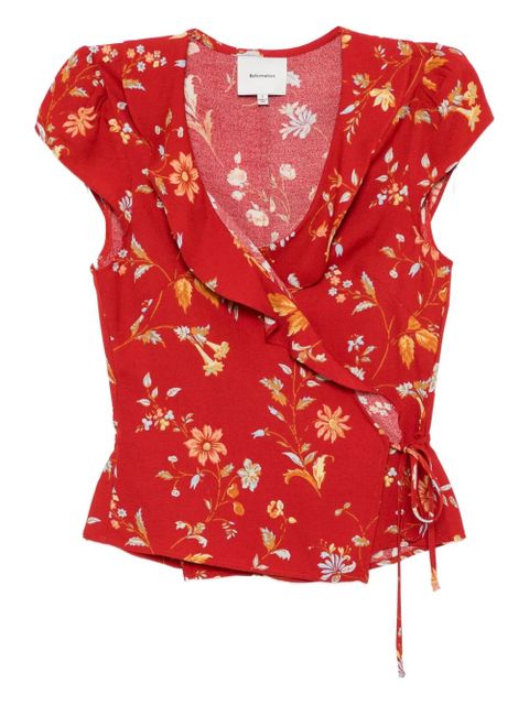 Reformation Clemence blouse - Red - zdjęcie produktu nr 1