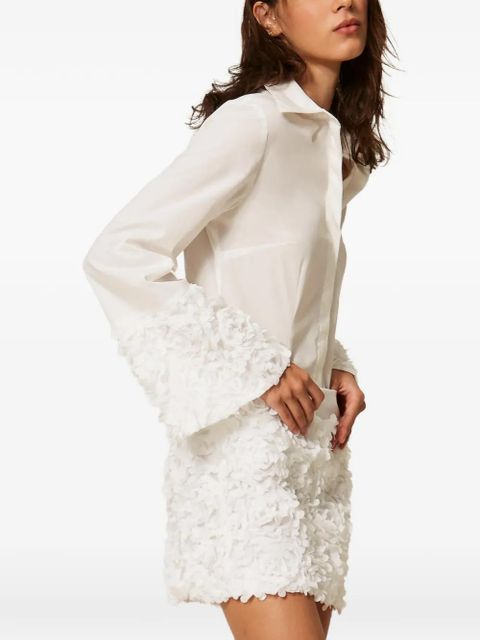 TWINSET flower mini skirt - White - zdjęcie produktu nr 2