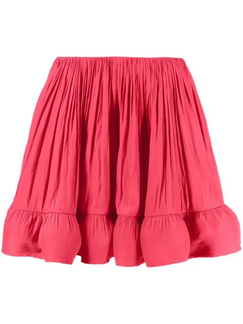Lanvin ruffled flared miniskirt - Pink - zdjęcie produktu nr 1