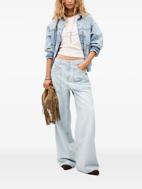 Ba&Sh Zoel wide-leg jeans - Blue - zdjęcie produktu nr 2